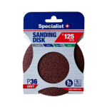 SPECIALIST+ &scaron;lifavimo popierius P36, 125 mm, 5 vnt.