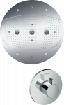 Du&scaron;o galva su ap&scaron;vietimu ir termostatu Hansgrohe Raindance Rainmaker 28404000