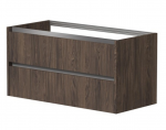 Spintelė po stalvir&scaron;iu KAME CITY, BUC/12-3DR/20P1, aliuminio profiliai, 120 cm, Rudas ąžuolas