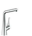 Virtuvinis mai&scaron;ytuvas su i&scaron;traukiama žarna Hansgrohe Metris M71 73828000