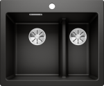 Virtuvinė dviguba pautuvė Blanco PLEON 6 Split 525955, juoda