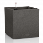 Vazonas su savaiminio drėkinimo sistema LECHUZA Canto Color Cube 30 black, 13702