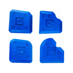 Glaistyklių silikonui komplektas, KUBALA, 4 vnt.