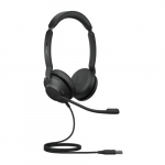 Jabra Evolve2 30 SE UC Stereo Laidinės ausinės, USB-A, Juoda