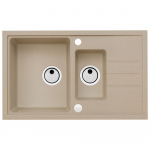 Granitinė plautuvė Alveus Intermezzo 70 55, smėlio