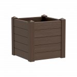 Teraplast 42x42x40cm vazonas su vandens rezervuaru Trama 001, moka spalvos