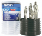 Counterbores set 6-18mm, HSS-E5, 180&deg;