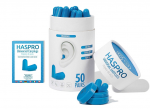 Ausų ki&scaron;tukai HASPRO TUBE50 BLUE, 50 porų, EPUF5053