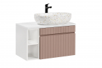 Vonios baldų komplektas Comad SET -ICR B 80 CM LILI-MW21  81-01 WHITE