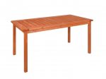 Lauko stalas Sorrento KG10600, rudas, 140 cm x 78 cm x 72 cm