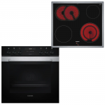 Įmontuojamos orkaitės ir elektrinės kaitlentės komplektas Siemens EQ3KC64