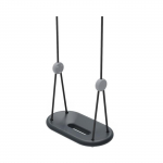 Ergonominės pakabinamos sūpynės, antracito