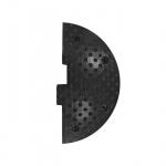 Gulintis policininkas - greičio mažinimo kalnelis Eurostal 50 cm pločio galinė dalis juoda H5