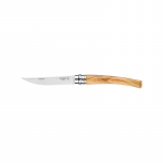 Peilis plonais a&scaron;menims dežutėje Opinel Case N10 Slim Olive Mirror Blade