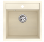 Plautuvė Aquasanita Tesa SQT100W 113 Almond blanched, su uždaromu ventiliu