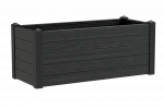 Teraplast 100x42x40cm vazonas su vandens rezervuaru Trama 002, antracito spalvos