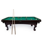 Pulo stalas Lion 8' pėdų (245x145cm) žalias audinys, akmens plok&scaron;tė, su komplektacija, BPLI8PSL