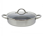 Plieninis puodas-tro&scaron;kintuvas su dangčiu ELO Relief, 35748, &Oslash; 28 cm, 3,6 l