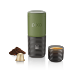 WACACO PIXAPRESSO OLIVE GREEN ne&scaron;iojamas kavos aparatas