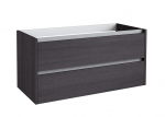 Apatinė spintelė po stalvir&scaron;iu Kame City BUC/10-3DR/1P1, Juodas ąžuolas, 100 cm