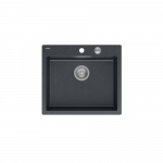 Plautuvė Quadron MORGAN 110, HB8304U8-BS_P2O, juodas deimantas