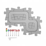 Magnetinis kilimėlis dėlionė "Ma&scaron;inėlių trasa"