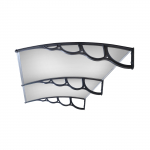 Durų stogelis 150x210 cm