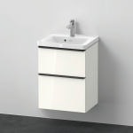 Spintelė su praustuvu Duravit D-Neo DE0146022220000, balta blizgi, 500&times;480 mm