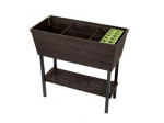 Vazonas su savaiminio drėkinimo sistema Keter URBAN BLOOMER, 233062, rudas