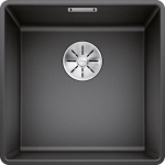 Įmontuojama virtuvinė plautuvė Blanco SUBLINE 400-F 523475, antracito