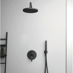 Potinkinė du&scaron;o sistema IDEAL STANDARD Ceratherm 100, BD193XG, juoda matinė