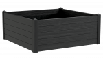 Teraplast 100x100x40cm vazonas su vandens rezervuaru Trama 003, antracito spalvos