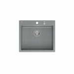 Plautuvė Quadron MORGAN 110, HB8304U5-BS_P2O, sidabrinis akmuo