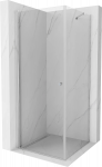 Du&scaron;o kabina Mexen Pretoria 70x80 cm, sidabrinė