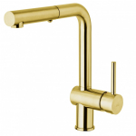 Virtuvės mai&scaron;ytuvas su i&scaron;traukiama žarna Paffoni Light, LIG285HGMET