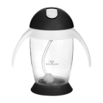 Bocioland puodelis su &scaron;iaudeliu juodas BOC0542