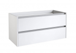 Spintelė po stalvir&scaron;iu KAME CITY, BUC/12-3DR/D02P1, aliuminio profiliai, 120 cm, Matinė balta