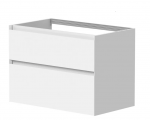 Spintelė po praustuu Kame LOFT, BU/8-3DR/D02-LFT, 80 cm, Matinė balta