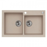 Granitinė plautuvė ALVEUS ROCK 90 22, sahara