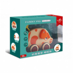 Vaiki&scaron;kas žaisliukas Kiaulytė su virvute