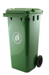 &Scaron;iuk&scaron;lių konteineris G21 GA-240 L 639090, žalias