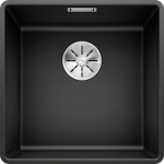 Įmontuojama virtuvinė plautuvė Blanco SUBLINE 400-F 525988, juoda