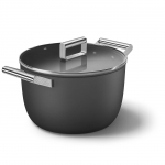 Indukcinis puodas su dangčiu SMEG CKFC2611BLM
