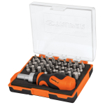 Antgalių rinkinys su mini terk&scaron;line rankena 36 vnt Truper&reg;