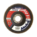 Lapelinis &scaron;lifavimo diskas 125 mm, P60, Ceramic PREMIUM, SPECIALIST+