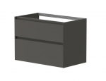 Spintelė po praustuu Kame LOFT, BU/8-3DR/D27-LFT, 80 cm, Grafitas