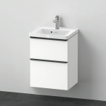 Spintelė su praustuvu Duravit D-Neo DE0146018180000, balta matinė, 500&times;480 mm