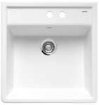 Virtuvinė keraminė plautuvė BLANCO PANOR 60, 514501 (2 skylės)