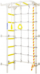 Sporto kompleksas (gimnastikos sienelė) ROMANA S4 balta-geltona, 219,6x70,2x119cm
