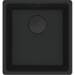 Virtuvės plautuvė Franke Maris MRG 210/110-37, juoda matinė, 125.0683.231